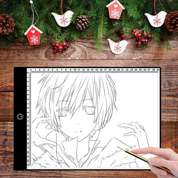 A4 Digital Drawing Graphic Tablet Dimming LED Tracing Copy Board Pad A BEST 
